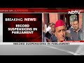 Parliament Suspension I Akhilesh Yadav: Why Is BJP Running From Truth  - 00:27 min - News - Video