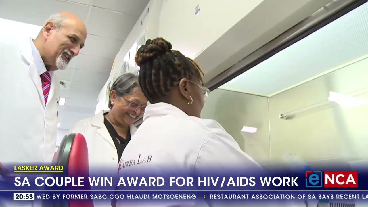 Lasker Award | SA couple win award for HIV & AIDS work