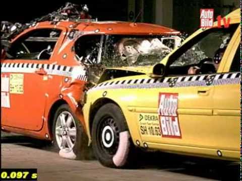 toyota iq crash test video #3