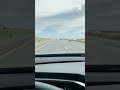 Drivers dodge tumbleweeds blowing across California highway
