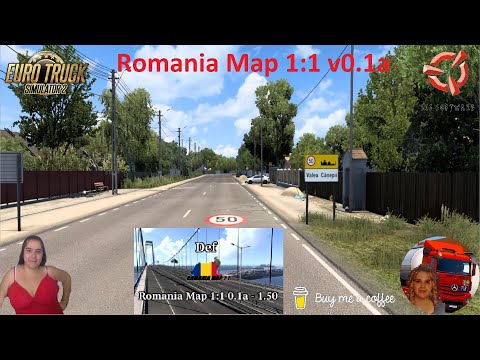 Romania Map 1:1 v0.1 1.50