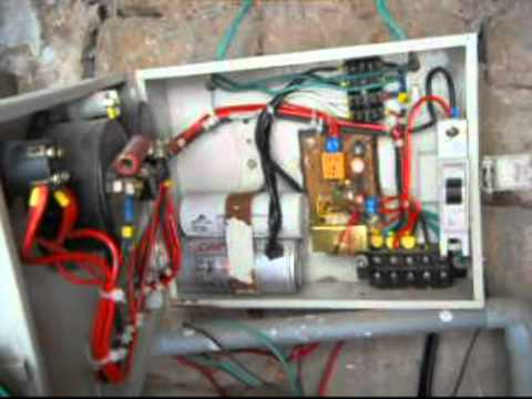 Automatic Starter for Submersible Pump - YouTube 220 volt magnetic starter wiring diagram 