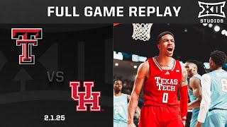 Texas Tech vs. Houston (2.1.25) Full Game Replay | 2024-25 Big 12 Men's Basketball