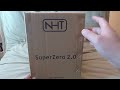 NHT Super Zero 2.0 speakers unboxing.