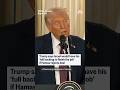Trump says Israel would have his full backing to finish the job if Hamas rejects deal