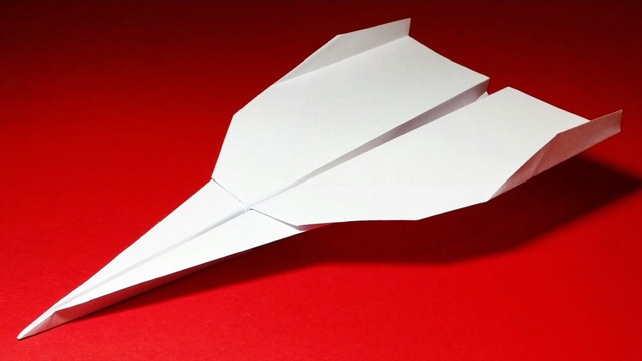 How To Make A Paper Airplane Paper Airplanes Best Paper Planes In 