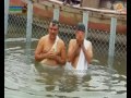 Ambati Rambabu takes holy dip in Krishna Pushkaralu event