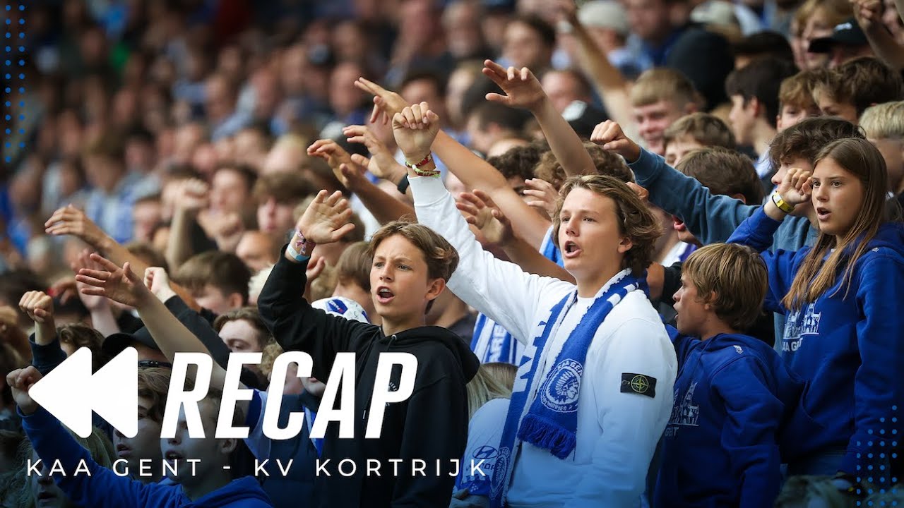 ⏮ Recap KAA Gent - KV Kortrijk (MD 1 JPL)