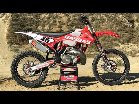 Motocross Action tests Damon Bradshaws Gas Gas XC300 2 Stroke