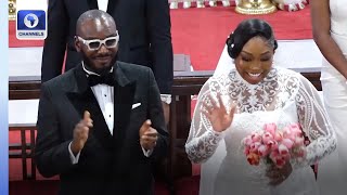 Hillary And Odera Exchange Vows In Glamorous Wedding