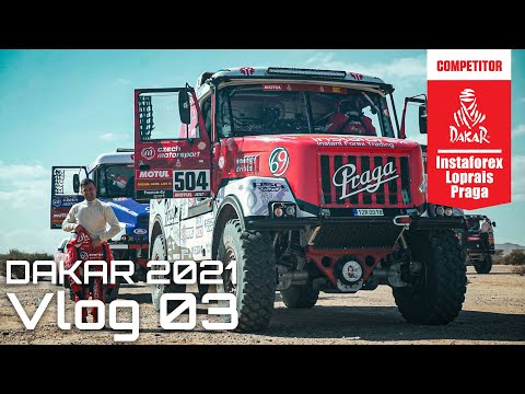 Instaforex Loprais Praga Team - DAKAR 2021 - STAGE 1 - Vlog 03