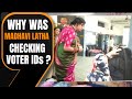 LIVE | MADHAVI LATHA CHECKS VOTER IDS OF MINORITY WOMEN | News9 #loksabhaelection2024
