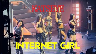 KATSEYE: Internet Girl WORLD PREMIERE | Beautiful Chaos Tour - The Armory, Minneapolis | 4K Fancam