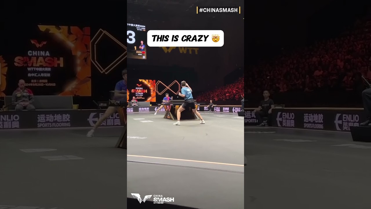 Imagine running off the pickleball court for a ball and still winning the point 😱 🎥: @WTTGlobal