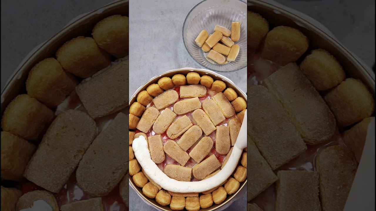Zamilujte si nepečený jahodový dort s krémem a bílou čokoládou #toprecepty #foodie #recipe