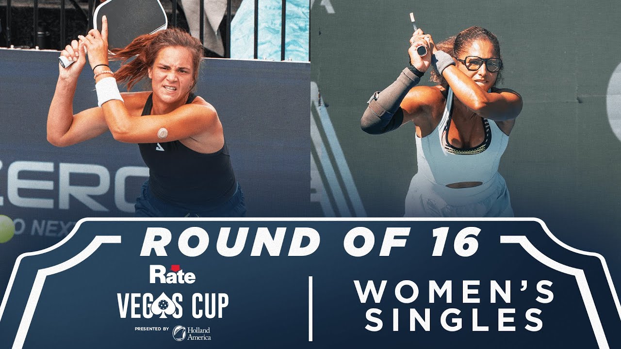 Lea Jansen v Jessie Irvine at the Rate Vegas Cup presented by Holland America