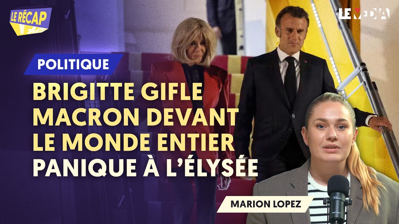 BRIGITTE GIFLE MACRON DEVANT LE MONDE ENTIER : PANIQUE À L’ÉLYSÉE