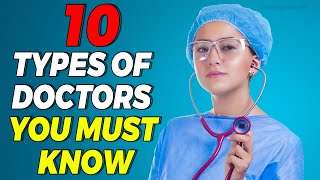 10 Common Types of Doctors you must know | Learn Doctors Vocabulary | English Learning