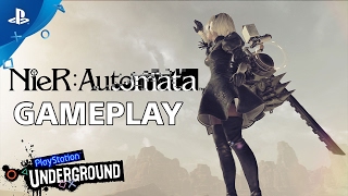 NieR: Automata - PlayStation Underground Open World Gameplay Video
