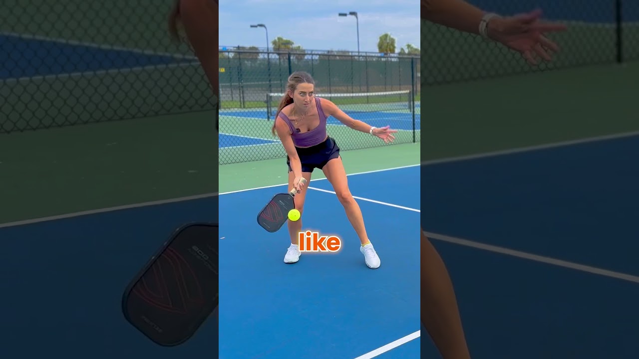 How to Hit a Speed Up with Disguise in Pickleball #pickleballtips #pickleball