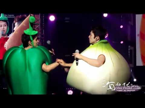 fancam 100828 Super Show 3 in Qingdao - Cooking?Cooking! (Donghae focus)