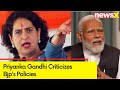 5 Kg Ration Wont Make aatmanirbhar | Priyanka Gandhi Criticizes Bjps Policies | NewsX