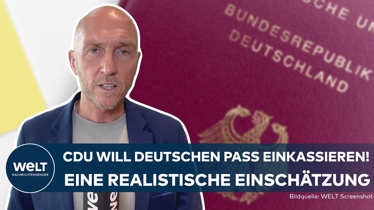 DOPPELTE STAATSBÜRGERSCHAFT: "Stadtbild"-Debatte — Union will Terrorunterstützern den Pass wegnehmen