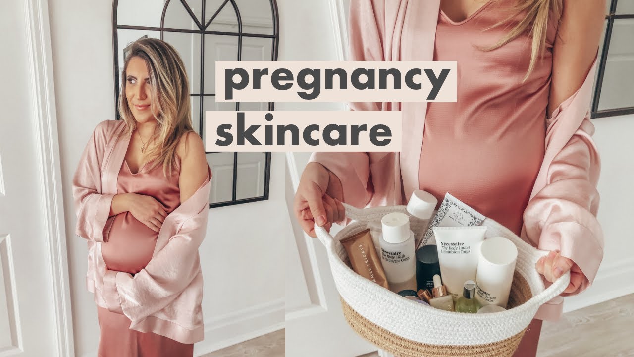 My Pregnancy Skin Routine (Face & Body) *clean beauty* | STEPH JOLLY