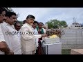Chandrababu speaks at Vijayawada; water released