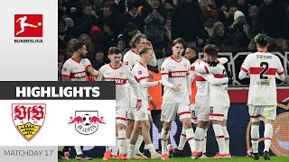 Comeback In Stuttgart! | VfB Stuttgart — RB Leipzig 2-1 | Highlights | Matchday 17 – Bundesliga