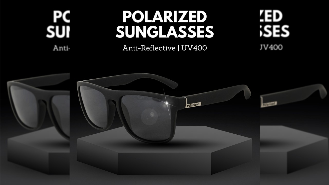 Pratinjau video produk Samjune Kacamata Pria Polarized Sunglasses Anti-Reflective UV400 - J-198