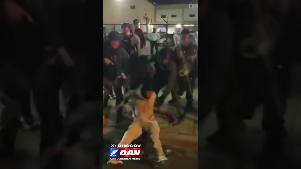 DHS shared a video of a man getting arrested, captioning it “don’t be this guy.”