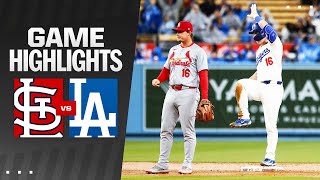 Cardinals vs. Dodgers Game Highlights (3/30/24) | MLB Highlights