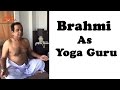 Brahmanandam Doing Yoga