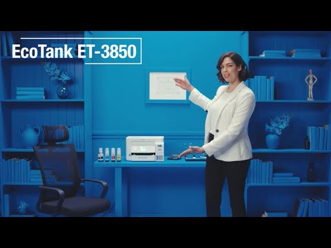 The perfect all-around printer for the home office, the EcoTank ET-3850 features cartridge-free printing, a built-in scanner, copier and ADF, fast auto 2-sided printing, and wireless connectivity. The perfect all-around printer for the home office, the EcoTank ET-3850 features cartridge-free printing, a built-in scanner, copier and ADF, fast auto 2-sided printing, and wireless connectivity.