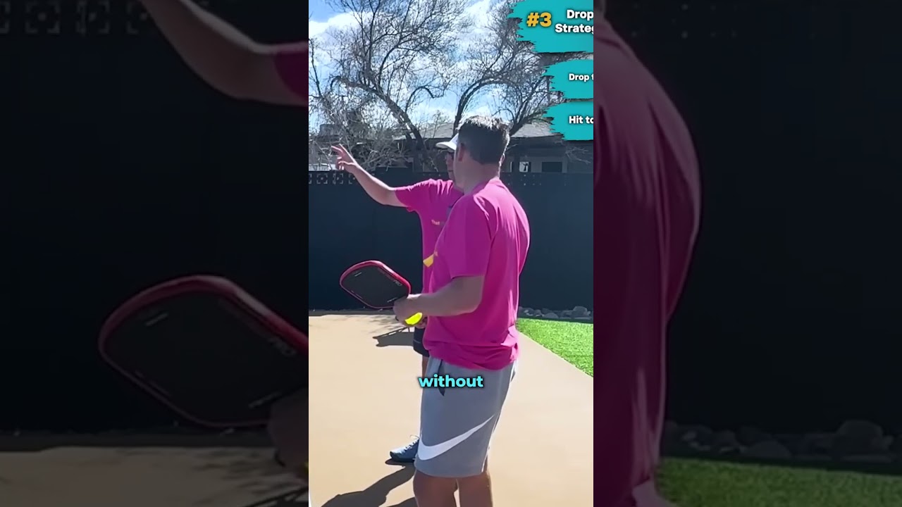 A big difference with the pros is we get HYPER specific with targets #pickleball