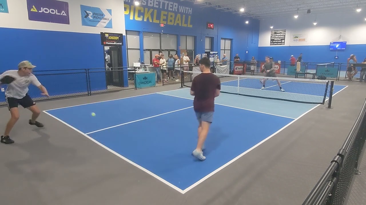 D1 TENNIS PLAYER DRIVES EVERYTHING! Dupr 10 Heatwave Tournament at Pickleball Kingdom, Mt. Pleasant