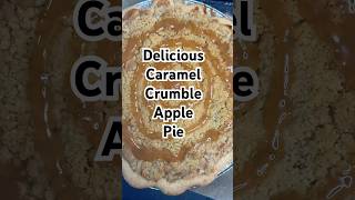 The BEST Caramel Crumble Apple Pie You'll Ever Make! #apple