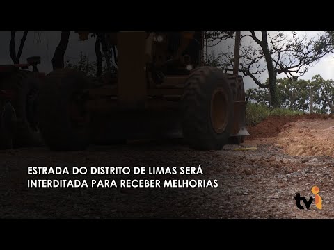 Vídeo: Estrada do distrito de Limas será interditada para receber melhorias