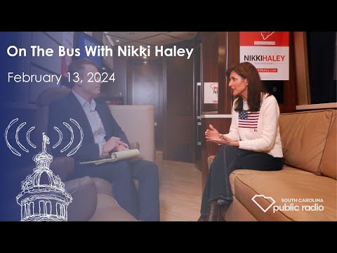 screenshot of youtube video titled On The Bus With Nikki Haley | South Carolina Lede