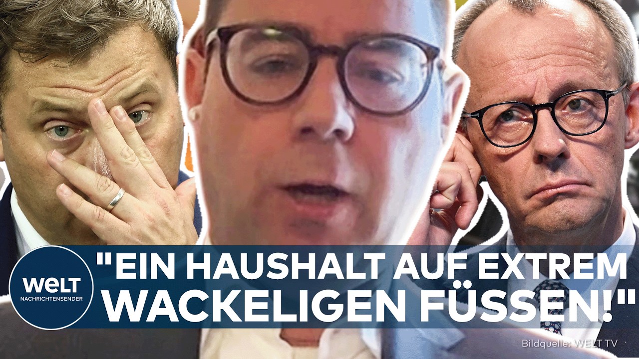 BUNDESHAUSHALT 2027: "Auf extrem wackeligen Füßen!" – 20 Milliarden-Loch ohne Plan!