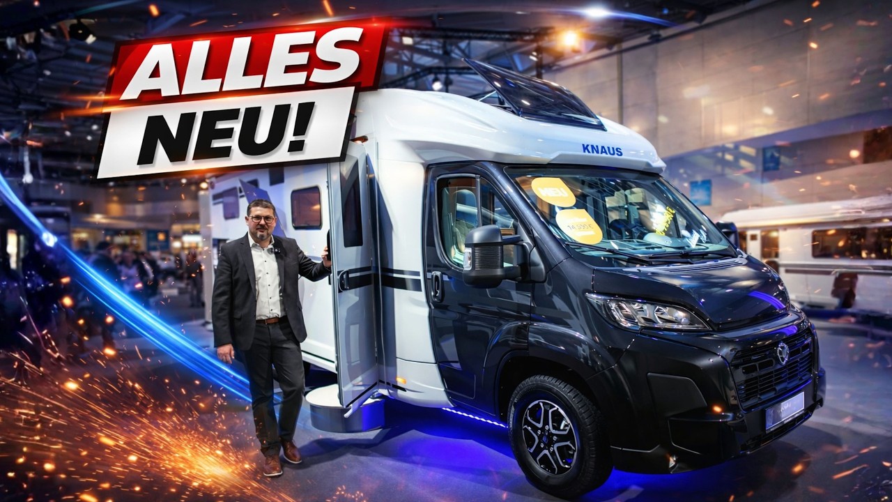 WOHNMOBIL von Knaus Superteilintegriert 2026 Neuheiten Knaus Live Wave 650 MEG Black Selection
