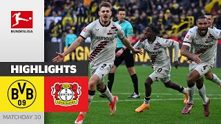 45 Games Unbeaten! | Borussia Dortmund — Bayer 04 Leverkusen 1-1 | Matchday 30 – Bundesliga 2023/24