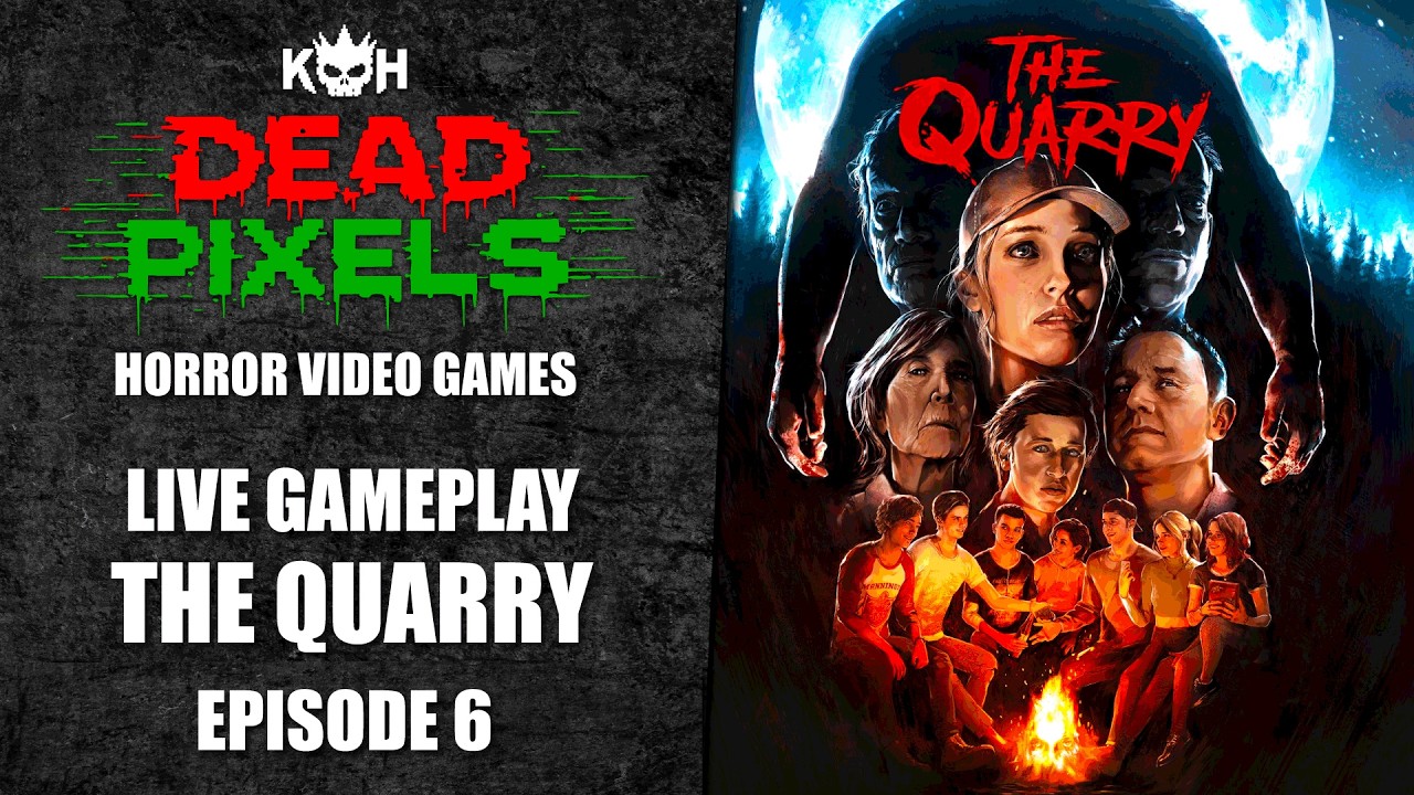 The Quarry LIVE: Part 6 | Full Game Playthrough with DamoBWare | HORROR VIDEO GAME LIVESTREAM