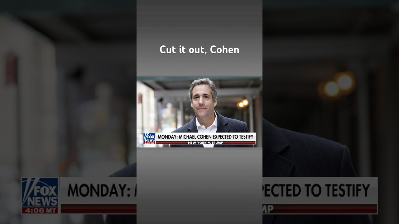 ZIP IT: NY judge sends message to Michael Cohen #shorts