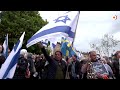 Demonstrators rally behind Israels Eurovision entry | REUTERS  - 00:46 min - News - Video