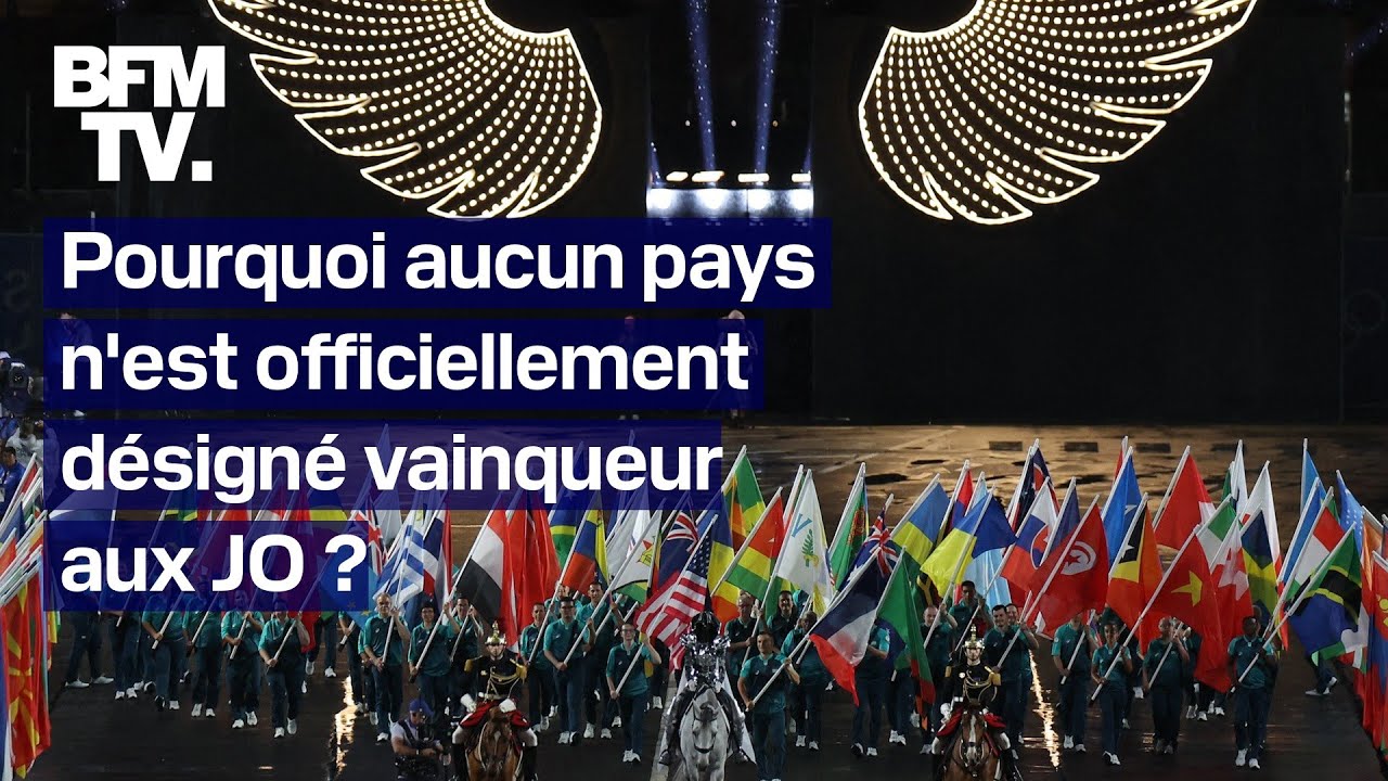 Pourquoi aucun pays n’est officiellement désigné vainqueur aux JO