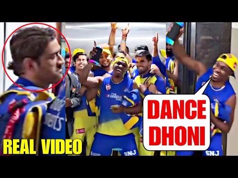 Riding to the Finals: Behind the Scenes of CSK's Lift Celebration with Dhoni & Bravo