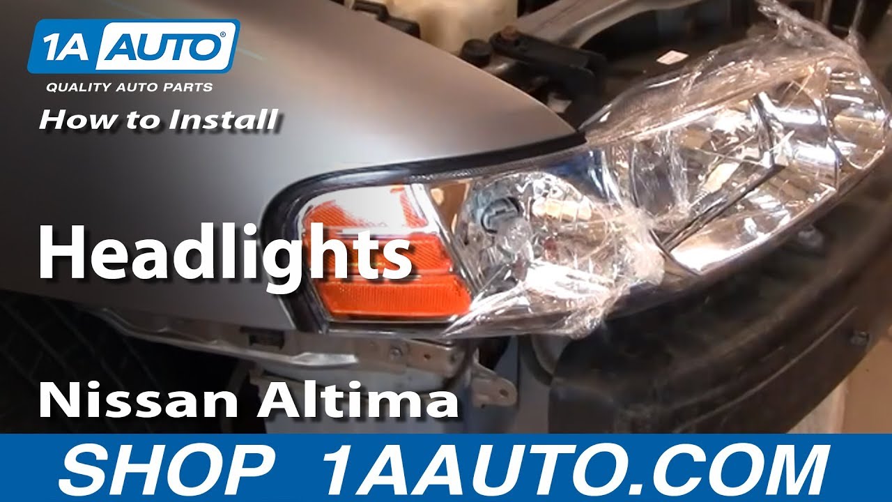 How to change headlights on 2001 nissan altima #8