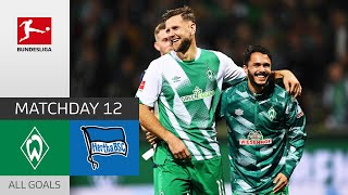 Late Goal for the Win! | Werder Bremen — Hertha Berlin 1-0 | Highlights | MD 12 – Bundesliga 2022/23